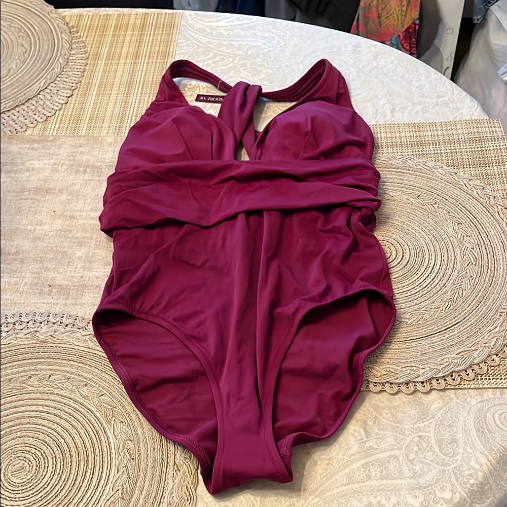 NWT Plum One-Piece Swimsuit Adore Me one Piece Size 0X